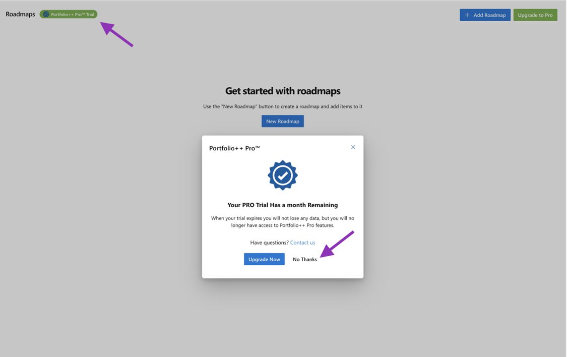 Confirm Trial Activation