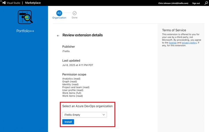 Visual Studio Marketplace - Install Portfolio++